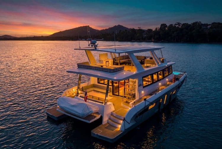 Akula  motor catamaran 56 charter in Phuket