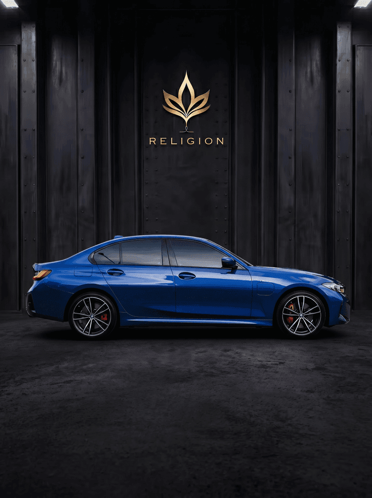 BMW 330 Blue rental in Phuket